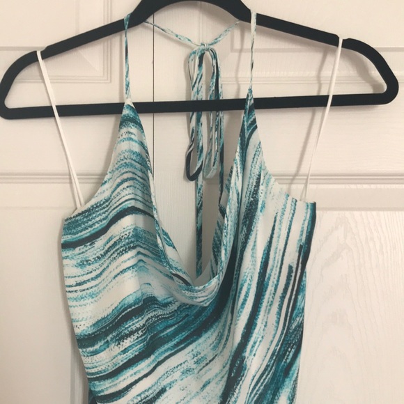 Haute Hippie Draped Halter Dress - Picture 2 of 4